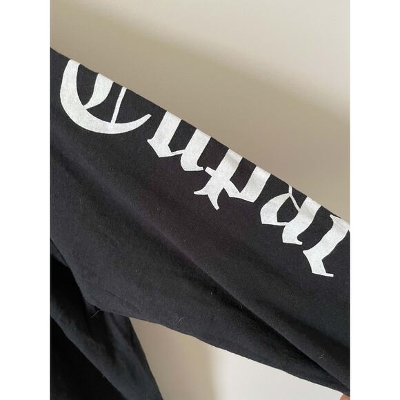 Tupac 2Pac Long Sleeve Graphic T-Shirt Black Size Medium NEW - Picture 5 of 7